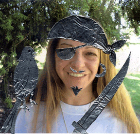 no that is not an effing pigeon on me shoulder!